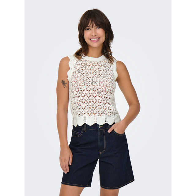 JDY Sun Evelyn S/L O-Neck Top Knitted