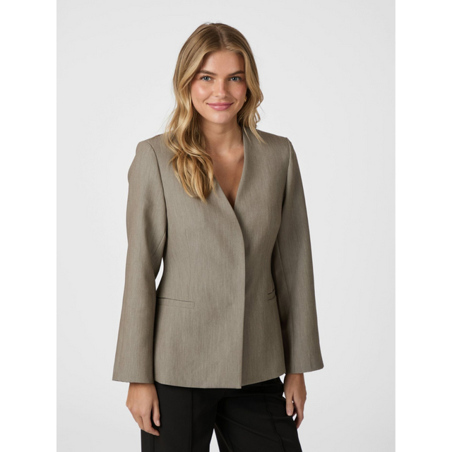 Neo Noir-Frillis Taillierter Blazer