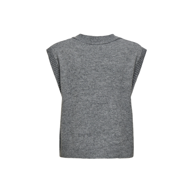 JDY Super Life S/L V-Neck Vest Knit
