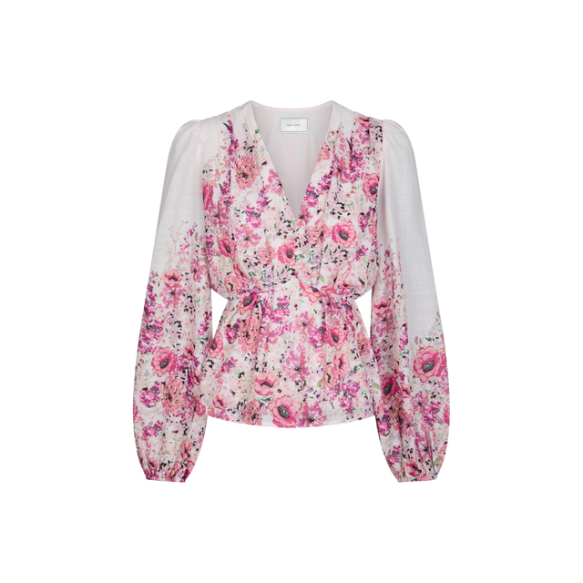 Neo Noir Fie Bluse mit Blumendruck