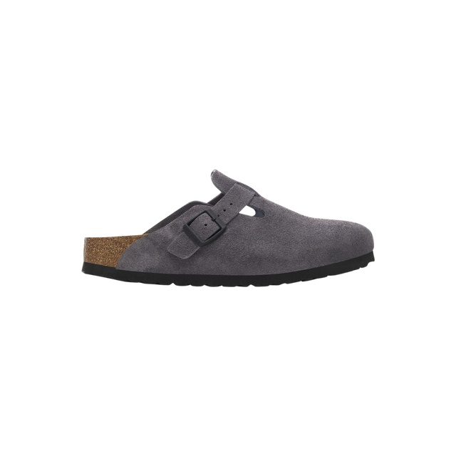 Birkenstock Boston Wildleder, schmale Passform