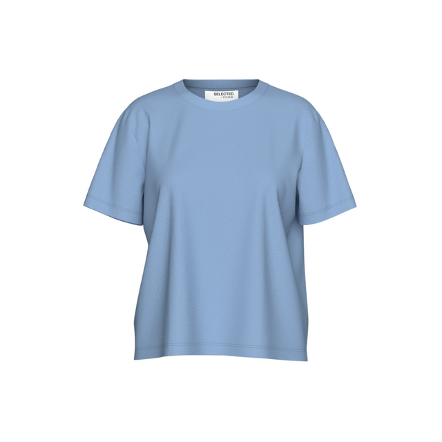 Selected Damen T-Shirt Essential SS Boxy Tee Noos