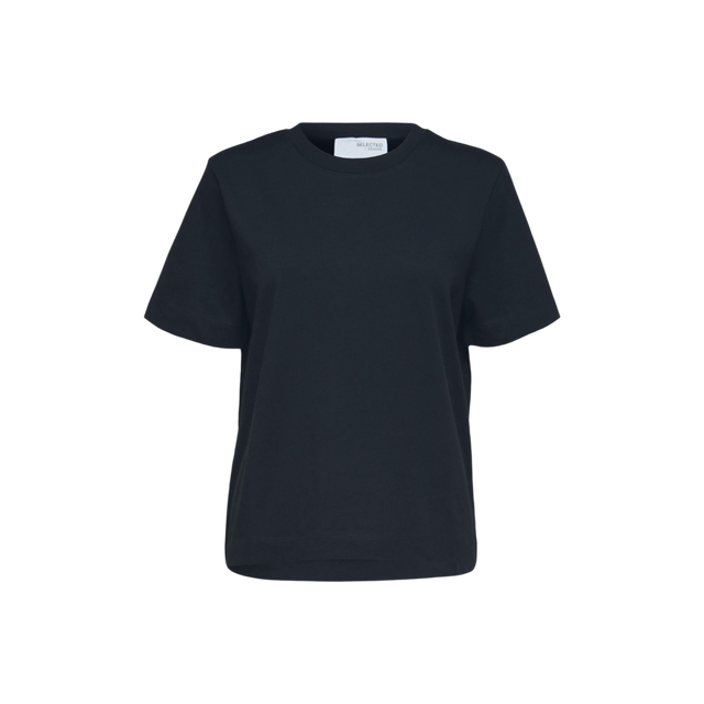 Selected Damen T-Shirt Essential SS Boxy Tee Noos