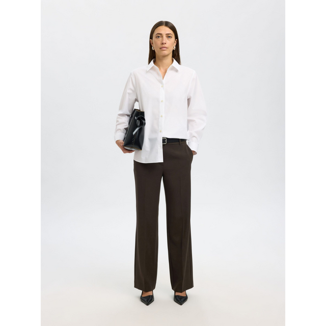Selected Damen-SLFRITA MW WIDE PANT