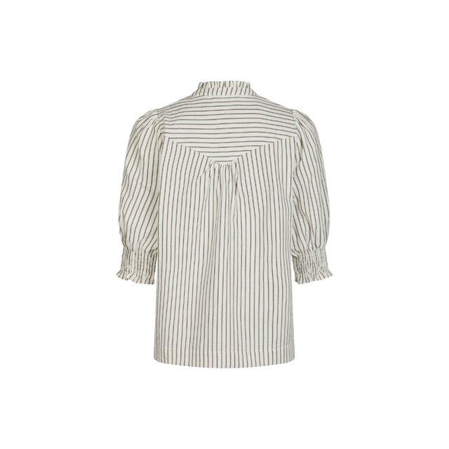 Neo Noir Diana Crepe Stripe Blouse