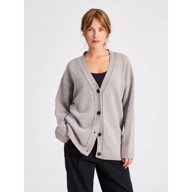 Gai Lisva-Edith Lammwoll-Cardigan GOTS
