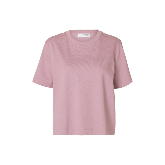 Selected Damen T-Shirt Essential SS Boxy Tee Noos