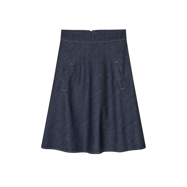 Mads Nørgaard-Cozy Denim Stelly Skirt