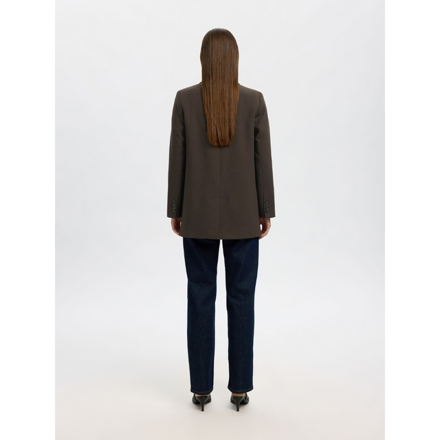 Selected Damen-Frita LS Relaxed Blazer Mel No
