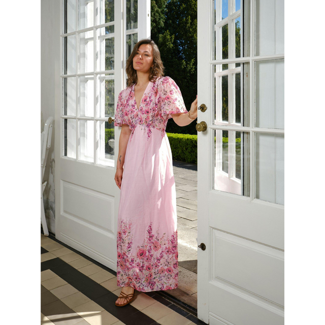 Neo Noir Serna Flower Print Dress