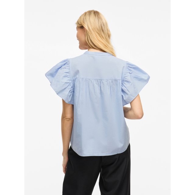 VILA Laurel S/S V-Neck Top/Ka