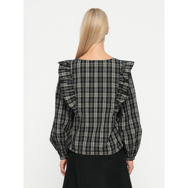 JDY Dolly L/S Check Top