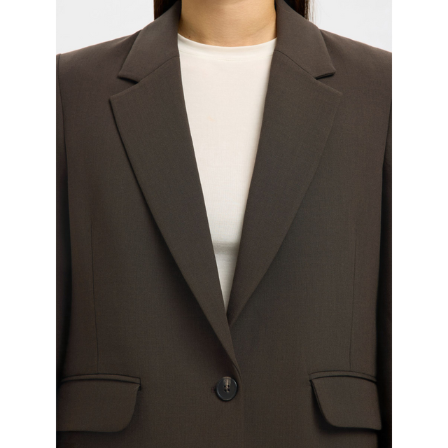 Selected Damen-Frita LS Relaxed Blazer Mel No