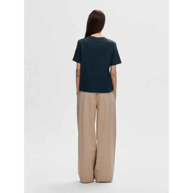 Selected Damen T-Shirt Essential SS Boxy Tee Noos