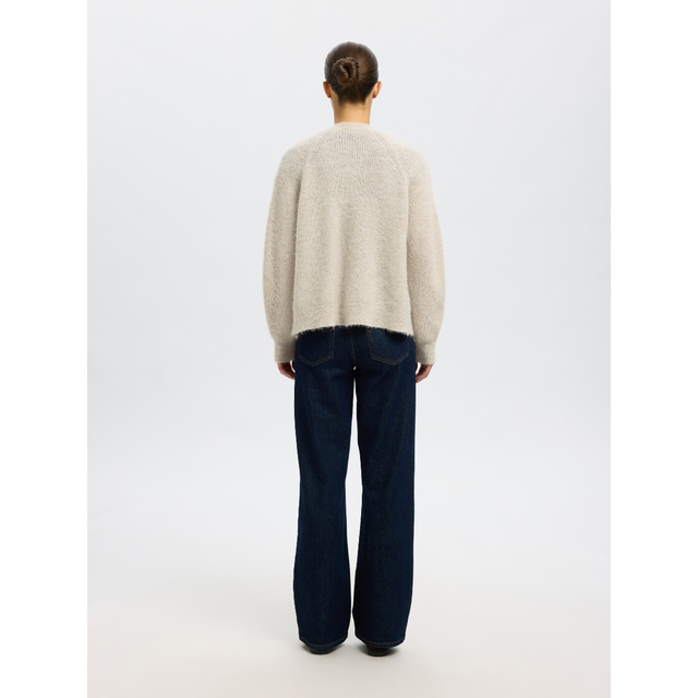 Selected Damen-Lulu LS Strick-Kurzcardigan