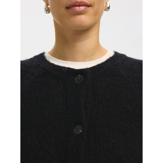Selected Damen-Lulu LS Strick-Kurzcardigan