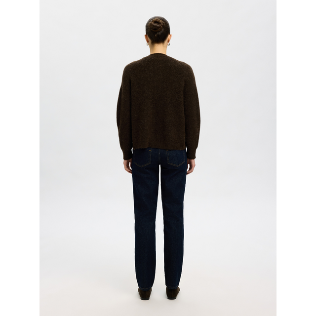 Selected Damen-Lulu LS Strick-Kurzcardigan
