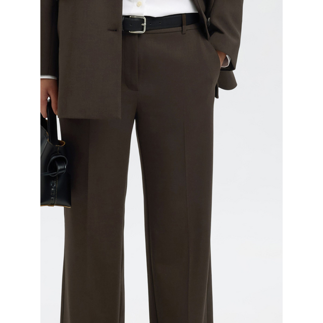 Selected Damen-SLFRITA MW WIDE PANT