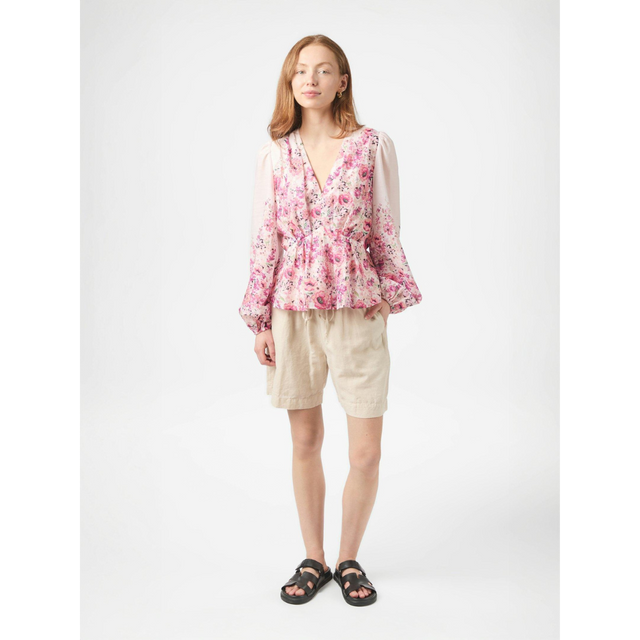 Neo Noir Fie Bluse mit Blumendruck