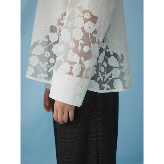 VILA Camina L/S Lace Shirt