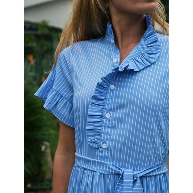 Neo Noir Nellie Stripe Dress