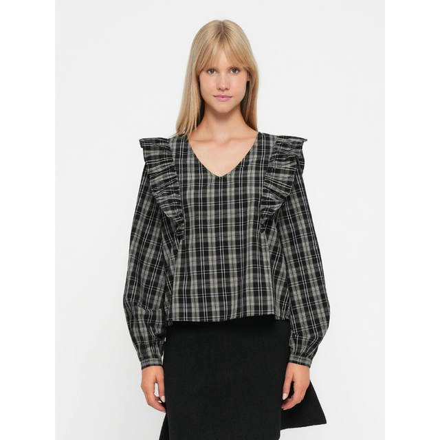 JDY Dolly L/S Check Top