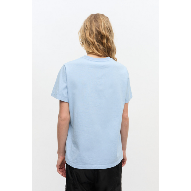 Ganni – Lässiges T-Shirt mit Animal-Print