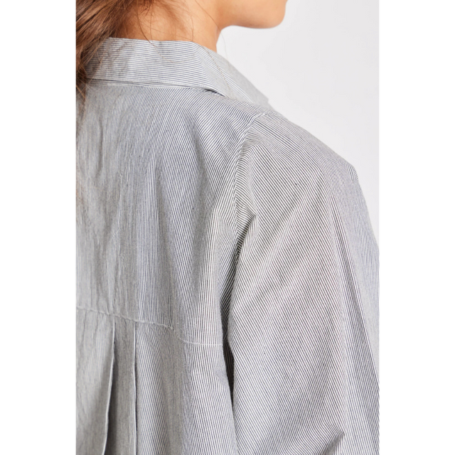 Gai Lisva Bella Raglan Striped Poplin Shirt