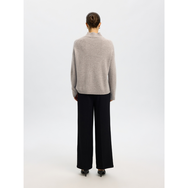 Selected Damen – Cille Kaschmirmischung mit hohem Kragen