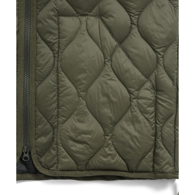 Taion Military-Daunenjacke mit Rundhalsausschnitt