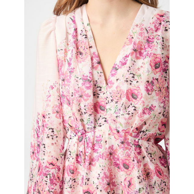 Neo Noir Fie Bluse mit Blumendruck