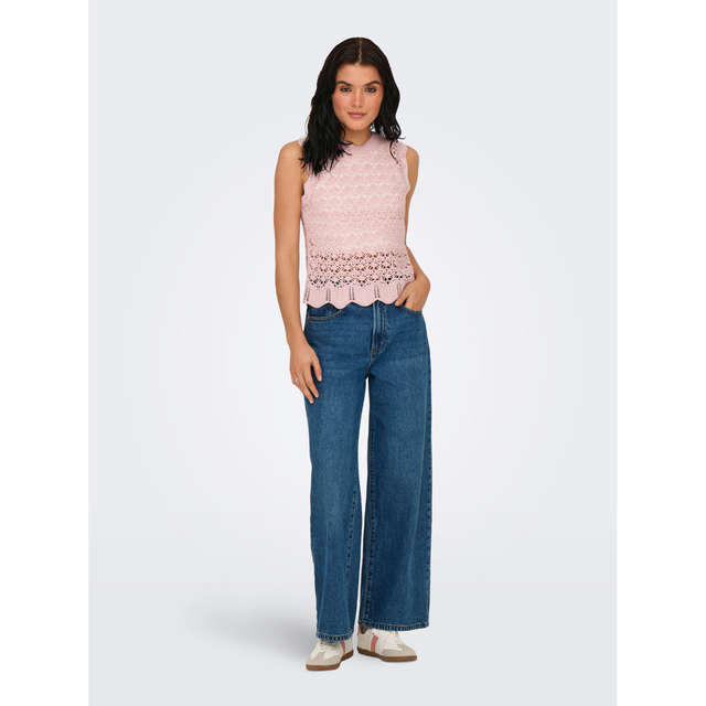 JDY Sun Evelyn S/L O-Neck Top Knitted