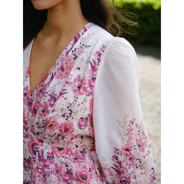 Neo Noir Fie Bluse mit Blumendruck