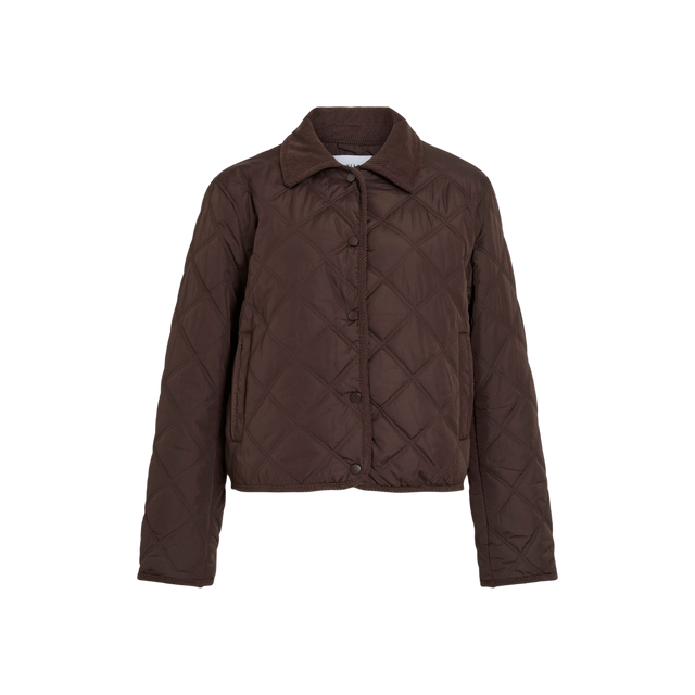VILA-Quila L/S Cord-Quilt-Shorts