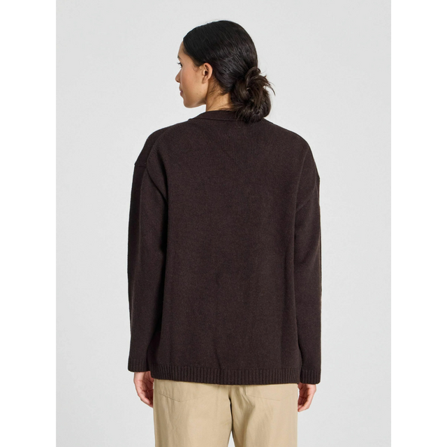 Gai Lisva-Edith Lammwoll-Cardigan GOTS