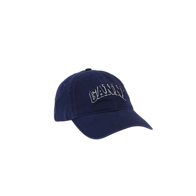 Ganni Washed Cotton Canvas Cap