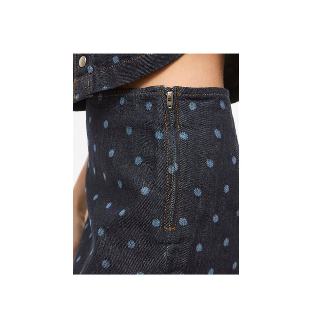 VILA Vipal HW Dot Kurzer Jeansrock