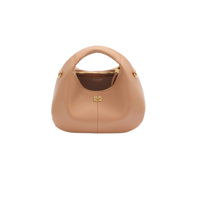 Ganni Hobo Mini Grained