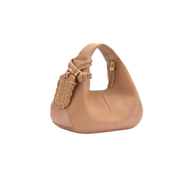 Ganni Hobo Mini Grained