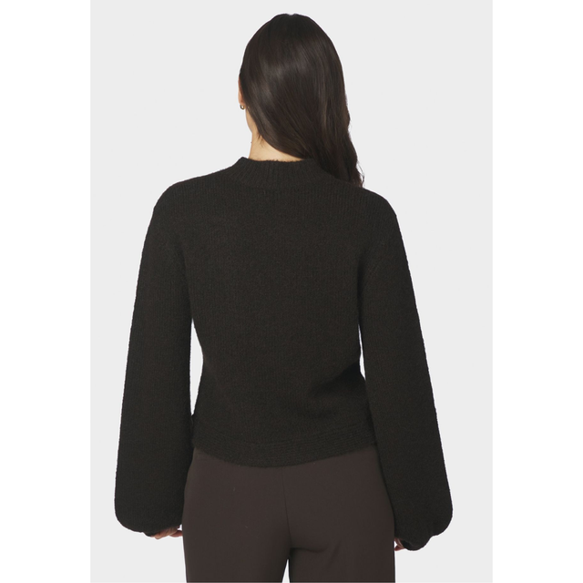 Neo Noir Gio Fluffy Knit Cardigan
