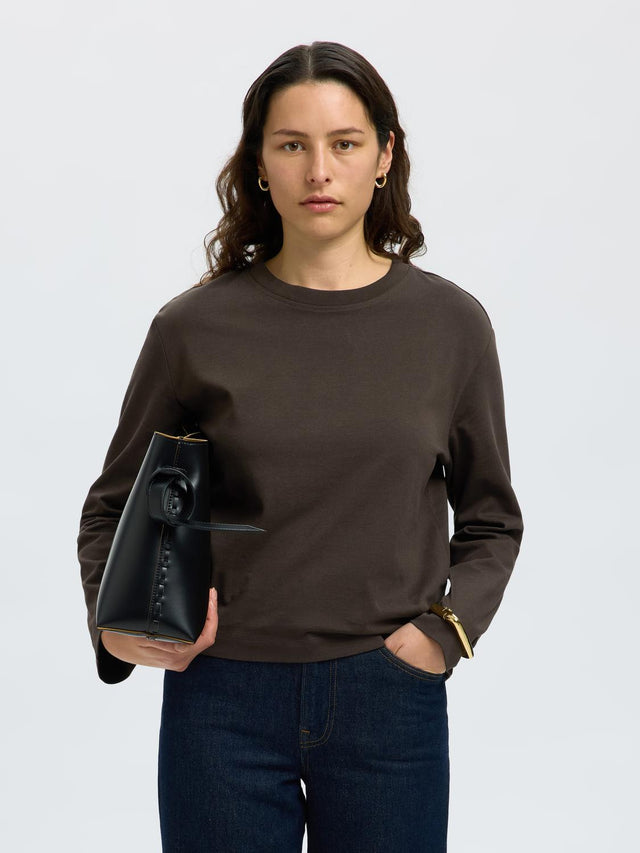 Ausgewähltes Damen-Slfessential LS Boxy Tee