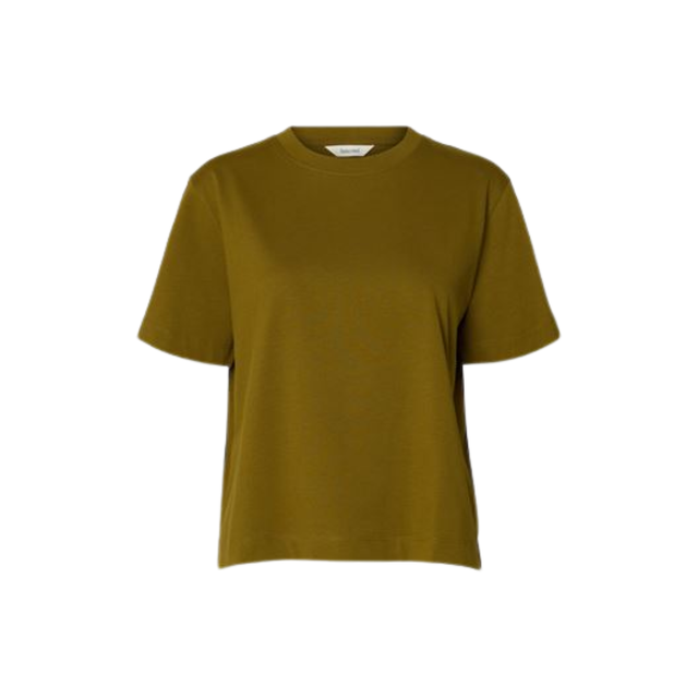 Selected Women T-shirt Essential SS Boxy Tee Noos