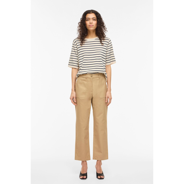 VILA-Malu Rundhals-Strickoberteil (2/4-Strick)