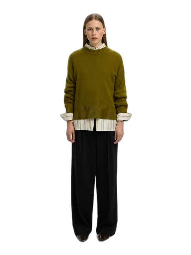 Selected Women Cille Cashmere Blend LS Knit O-Neck
