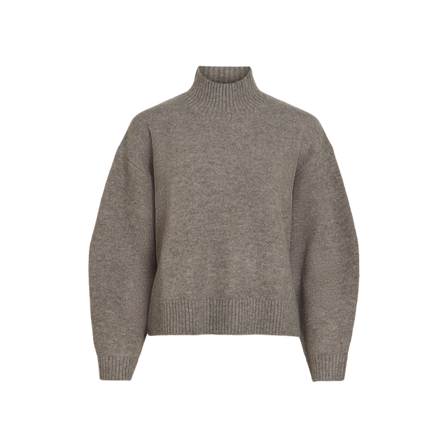 VILA Sia L/S High Neck Knit Pullover