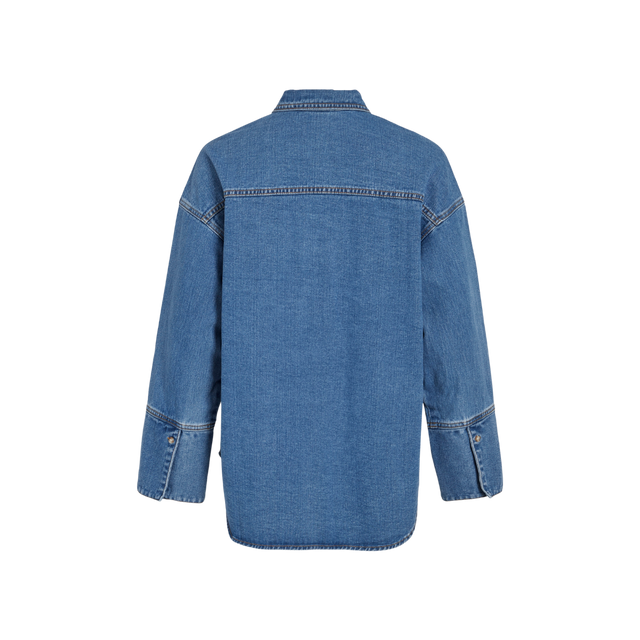 VILA Vimaya L/S Loose Denim Skjorte