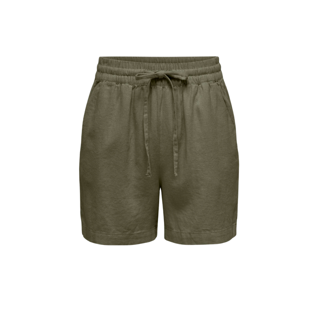 JDY Say HW Linen String Shorts