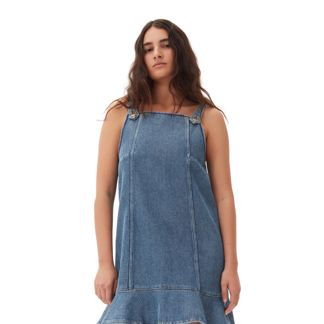 Ganni Heavy Denim Minikleid