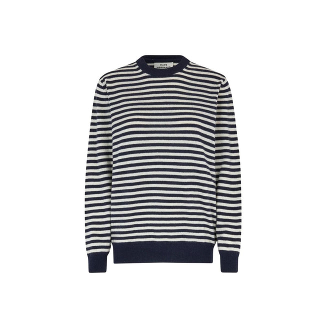 Mads Nørgaard Sweater Eco Wool Stripe Kasey Sweater - Prinsesse2ben