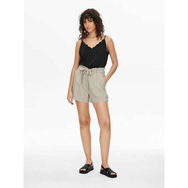 JDY Say Linen Belt Shorts